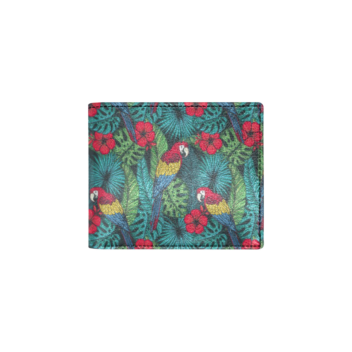 Parrot Pattern Print Design A05 Men's ID Card Wallet