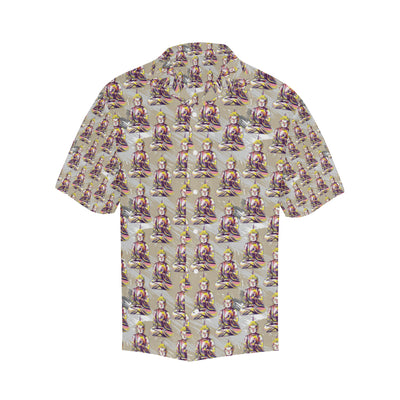 Buddha Pattern Print Design 07 Men's Hawaiian Shirt