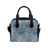 Polynesian Pattern Print Design A03 Shoulder Handbag