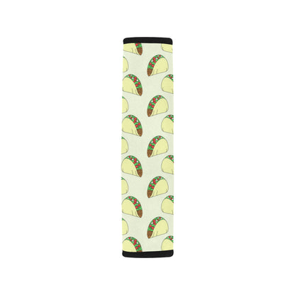Taco Pattern Print Design TC05 Car Seat Belt Cover