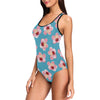 Cherry Blossom Pattern Print Design CB09 Women Swimsuit