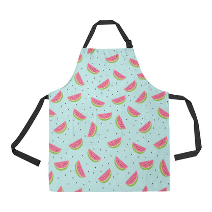 Watermelon Pattern Print Design WM06 Apron with Pocket