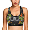 Bird Of Paradise Pattern Print Design BOP07 Sports Bra