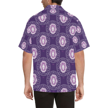 Leo Pattern Print Design 04 Men's Hawaiian Shirt