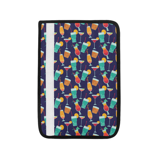 Cocktail Pattern Print Design 06 Car Seat Belt Cover