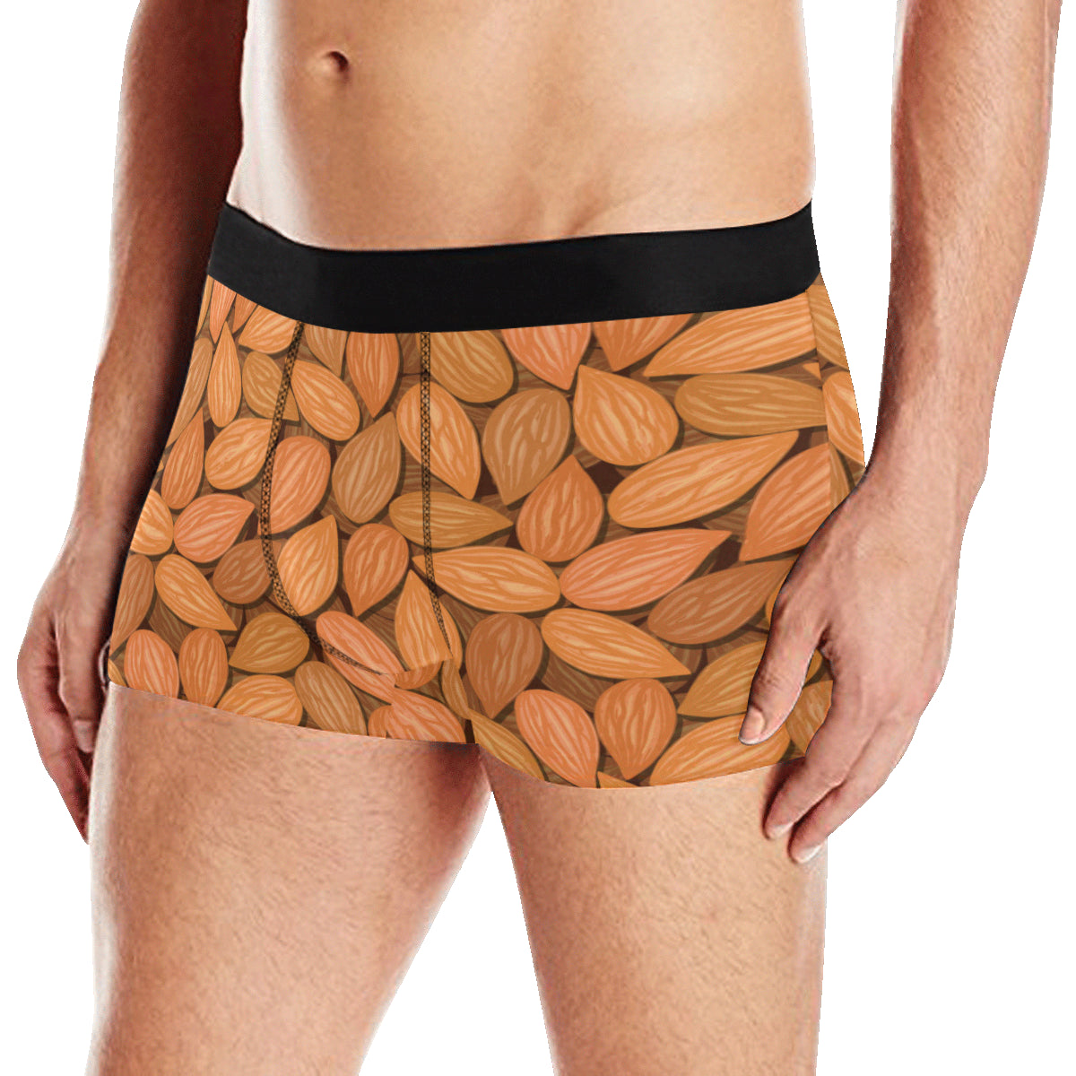 Almond Pattern Print Design 01 Men's Boxer Briefs