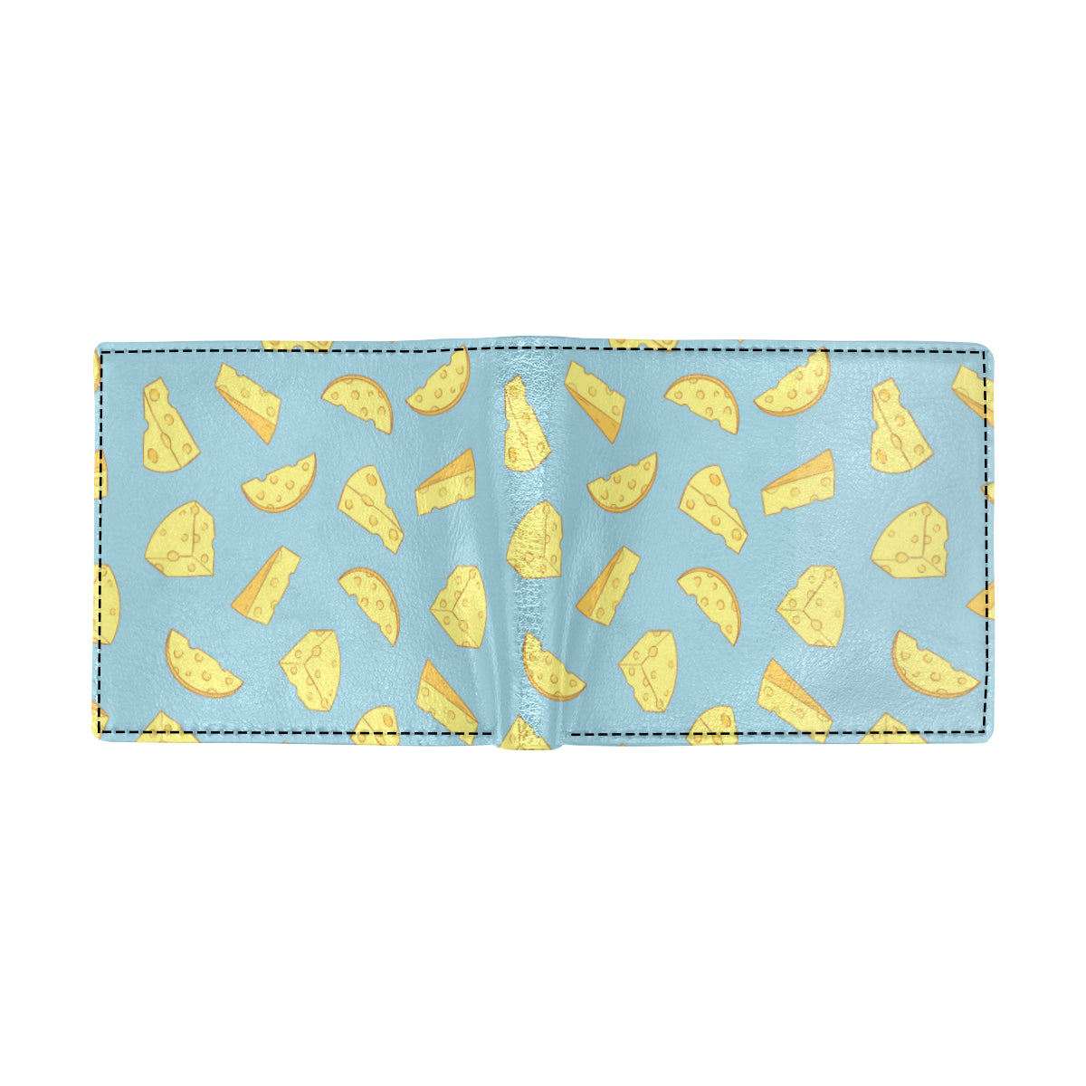 Cheese Pattern Print Design 04 Men's ID Card Wallet