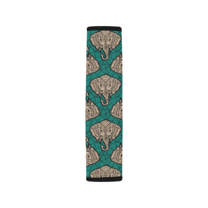 Boho Head Elephant Car Seat Belt Cover