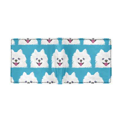 Pomeranians Pattern Print Design A05 Men's ID Card Wallet