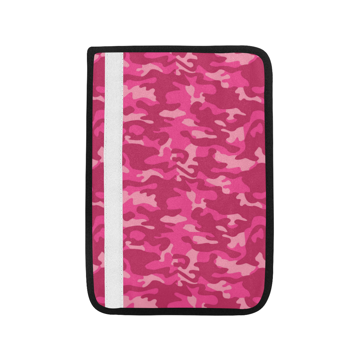 Camo Pink Pattern Print Design 01 Car Seat Belt Cover