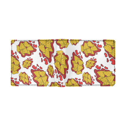 Nachos Pattern Print Design A03 Men's ID Card Wallet