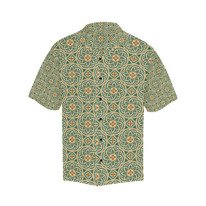 Cross Pattern Print Design 01 Men's Hawaiian Shirt