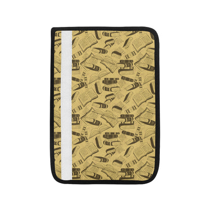 Book Pattern Print Design 02 Car Seat Belt Cover