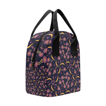 Anemone Pattern Print Design AM012 Insulated Lunch Bag