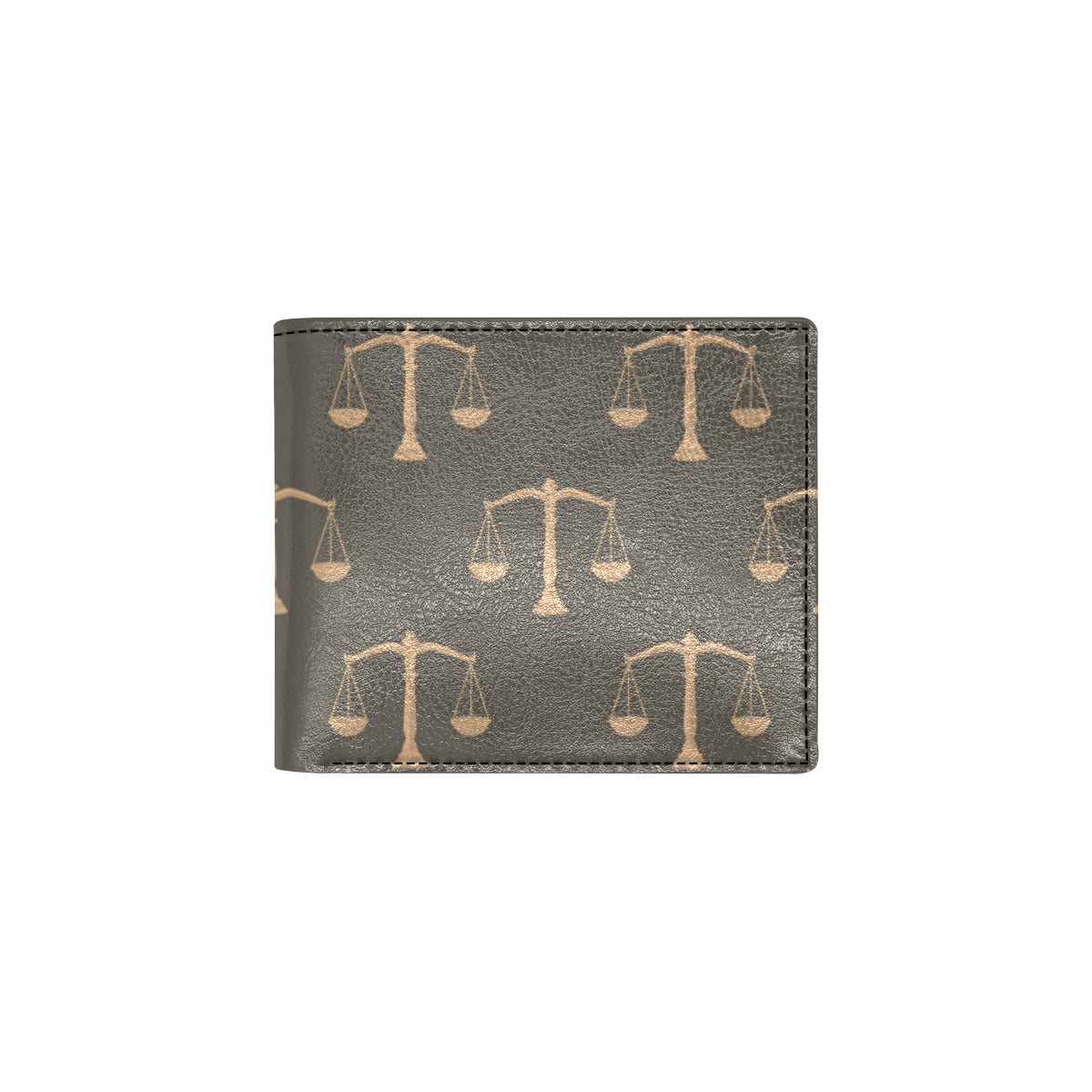 Libra Pattern Print Design 01 Men's ID Card Wallet