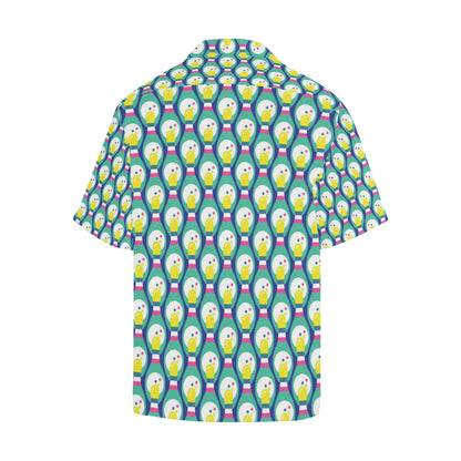 Bowling Pattern Print Design 04 Men's Hawaiian Shirt