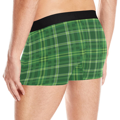 Irish Plaid Pattern Print Design 02 Men's Boxer Briefs