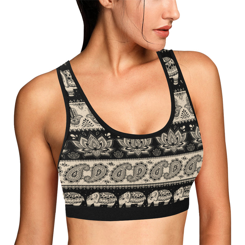 Elephant Hansa Lotus Pattern Sports Bra