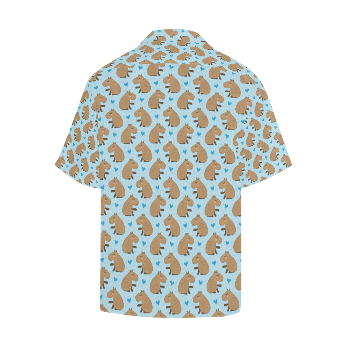Capybara Pattern Print Design 01 Men's Hawaiian Shirt