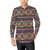 Ethnic Geometric Print Pattern Men's Long Sleeve Shirt