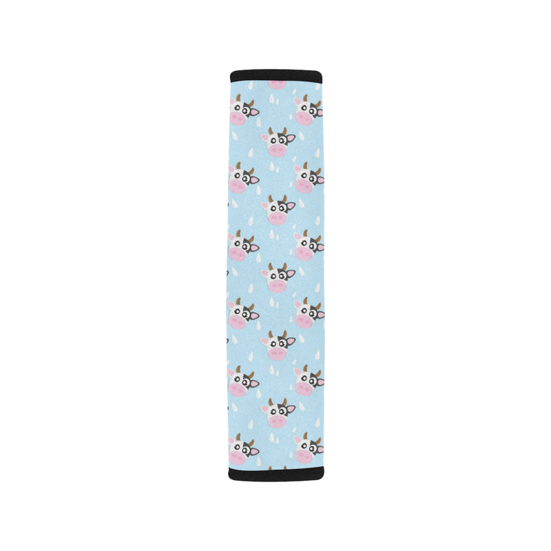 Cow Pattern Print Design 07 Car Seat Belt Cover