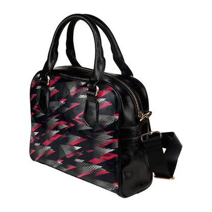 Racing Style Pattern Print Design A04 Shoulder Handbag