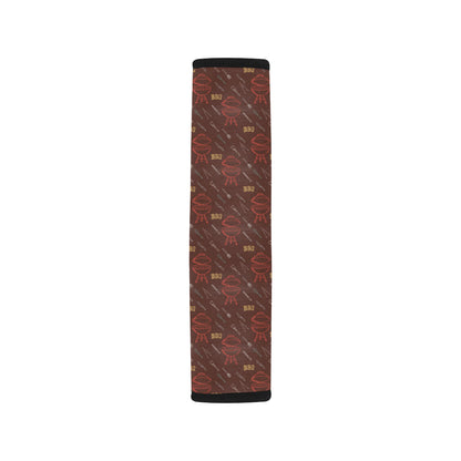 Barbecue Pattern Print Design 01 Car Seat Belt Cover