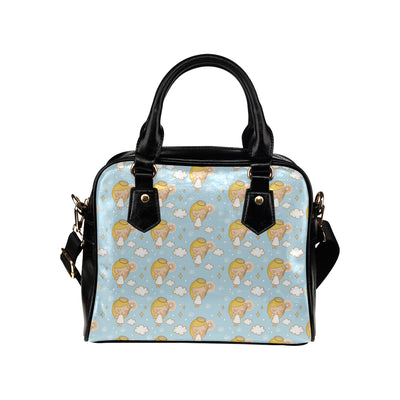 Angel Pattern Print Design 05 Shoulder Handbag