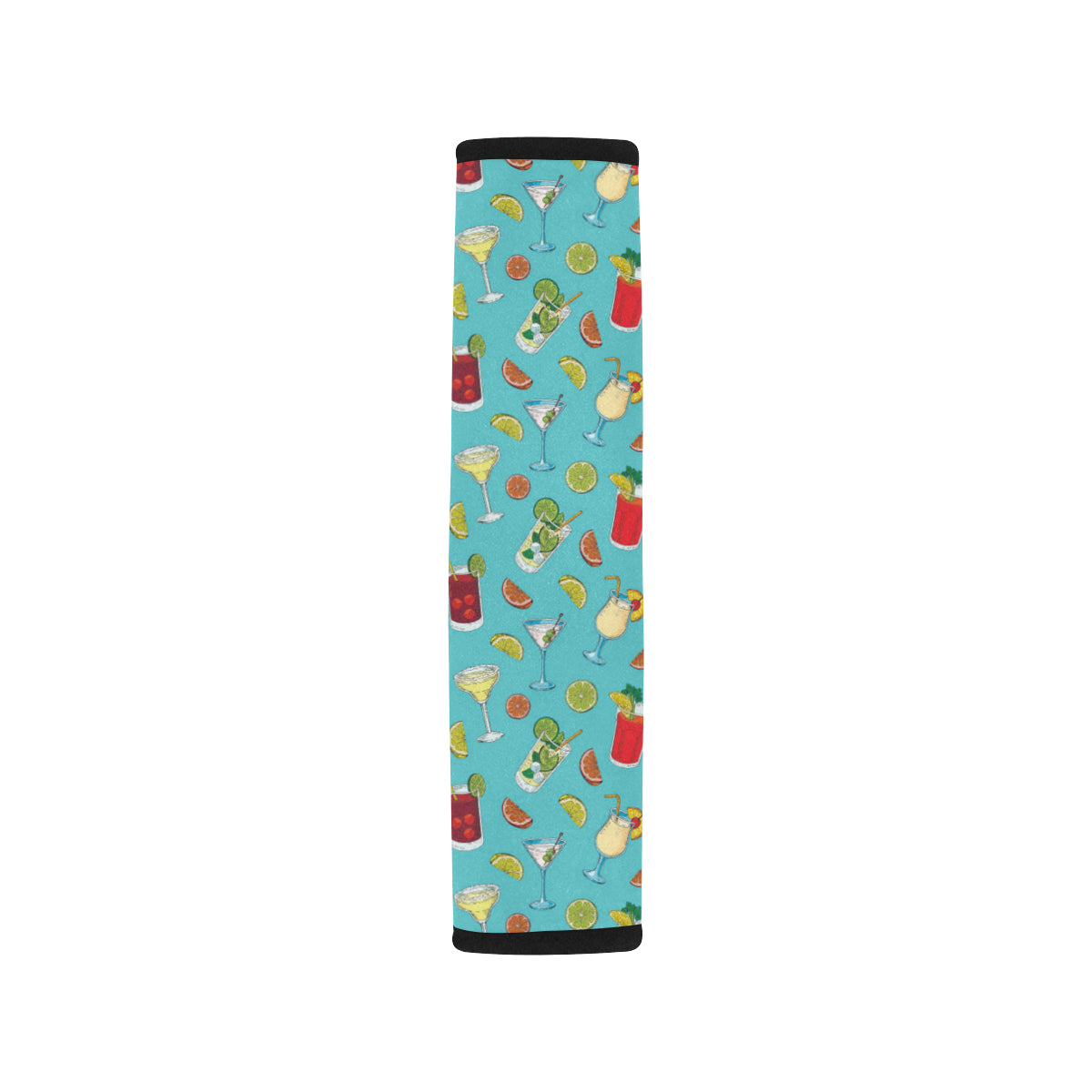 Cocktail Pattern Print Design 05 Car Seat Belt Cover