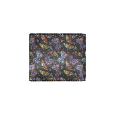 Butterfly Pattern Print Design 013 Men's ID Card Wallet