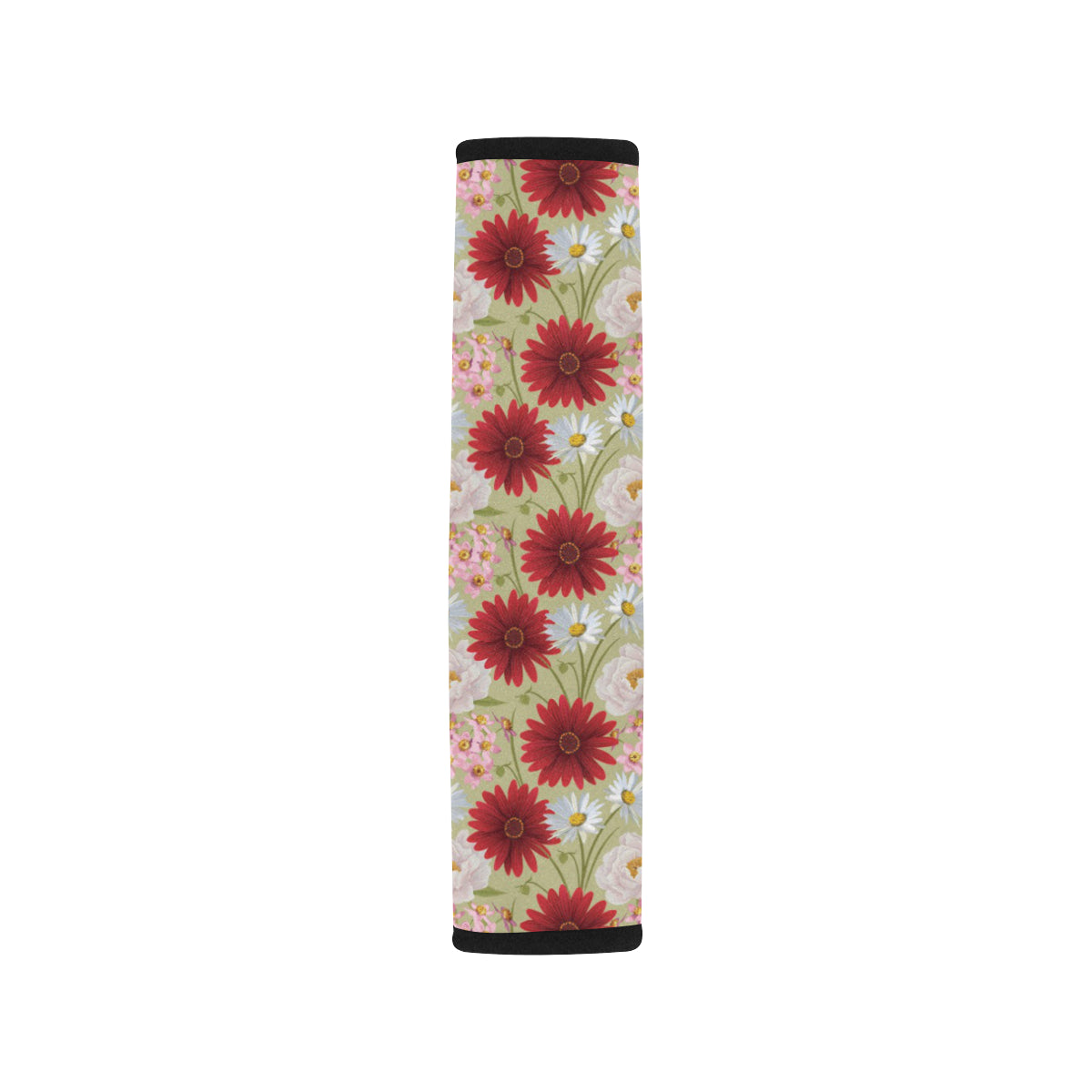 Gerberas Pattern Print Design GB07 Car Seat Belt Cover