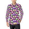 Cupcake Pattern Print Design CP07 Men's Long Sleeve Shirt