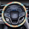 Donut Pattern Print Design DN04 Steering Wheel Cover with Elastic Edge