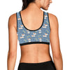 Bull Terriers Pattern Print Design 04 Sports Bra