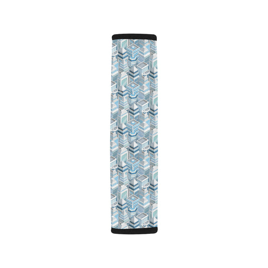 City  Pattern Print Design 03 Car Seat Belt Cover