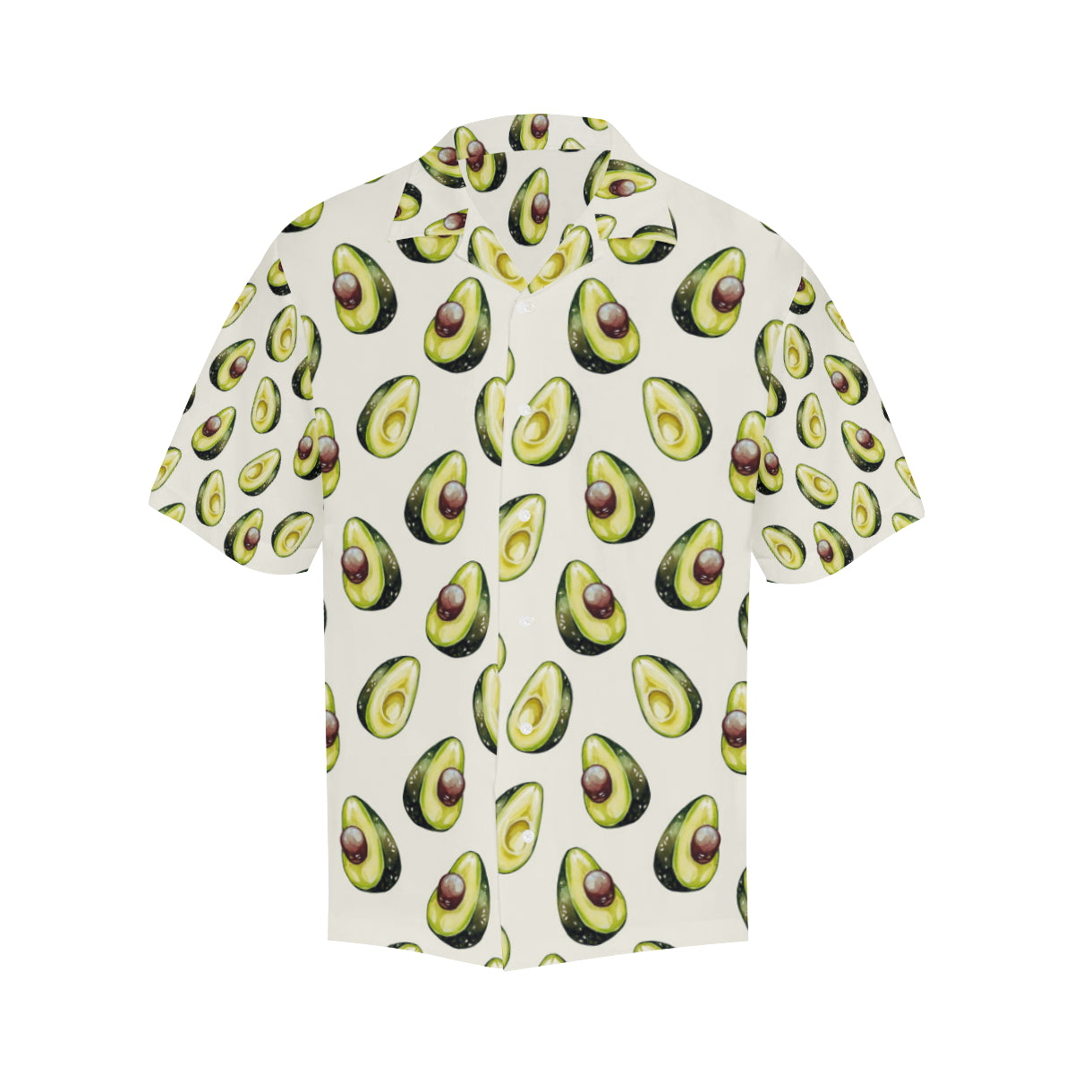Avocado Pattern Print Design 01 Men's Hawaiian Shirt