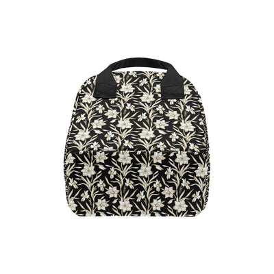 Daffodils Pattern Print Design DF06 Insulated Lunch Bag