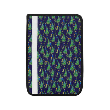 Peacock Art Design Print Car Seat Belt Cover