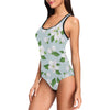Apple blossom Pattern Print Design AB04 Women Swimsuit