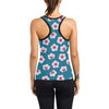 Cherry Blossom Pattern Print Design CB08 Women's Racerback Tank Top