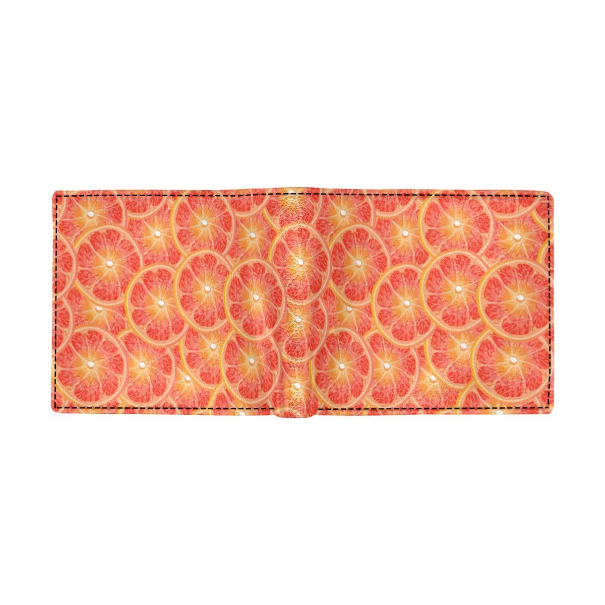Grapefruit Pattern Print Design GF06 Men's ID Card Wallet