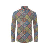 Bohemian Pattern Print Design 05 Men's Long Sleeve Shirt