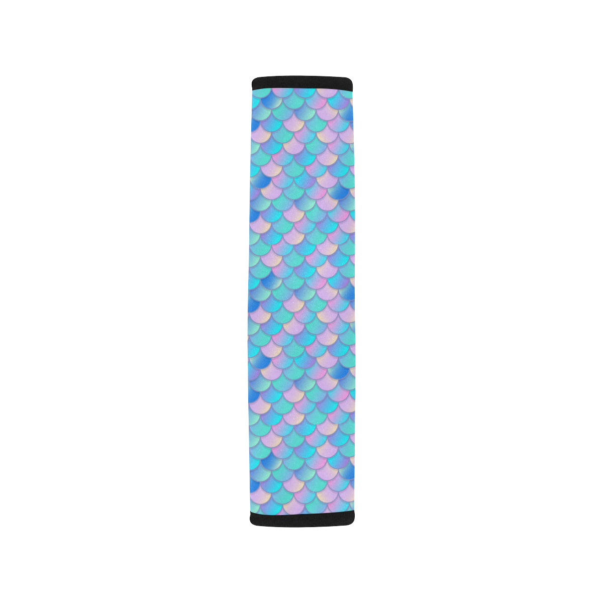Mermaid Scales Pastel Pattern Print Design 07 Car Seat Belt Cover