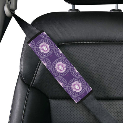 Leo Pattern Print Design 04 Car Seat Belt Cover