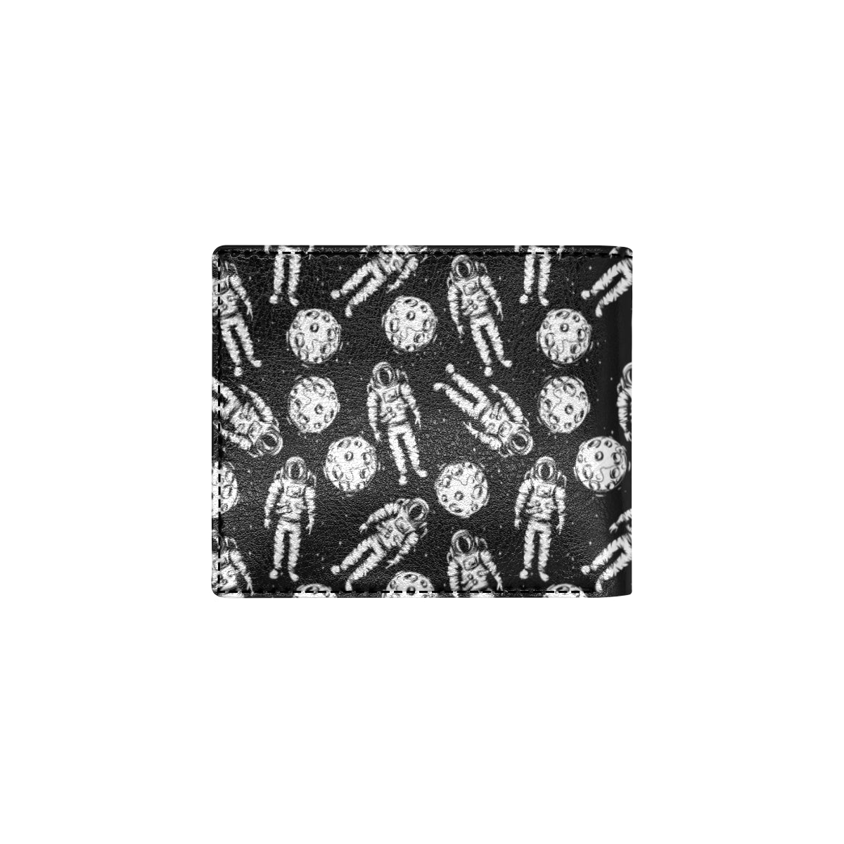 Astronaut Pattern Print Design 03 Men's ID Card Wallet