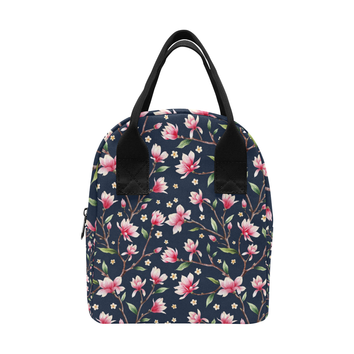 Magnolia Pattern Print Design MAG09 Insulated Lunch Bag