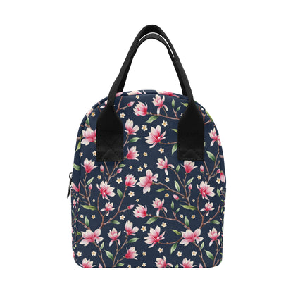 Magnolia Pattern Print Design MAG09 Insulated Lunch Bag