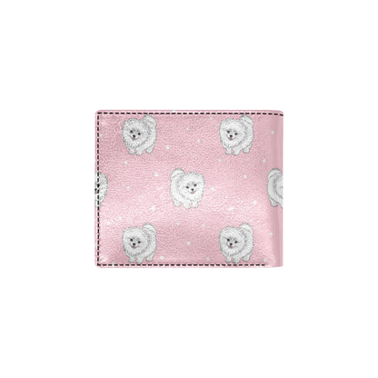 Pomeranians Pattern Print Design A02 Men's ID Card Wallet