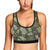 Fern Leave Green Print Pattern Sports Bra