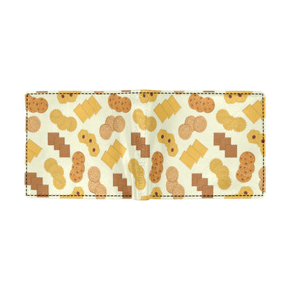 Cookie Pattern Print Design 06 Men's ID Card Wallet